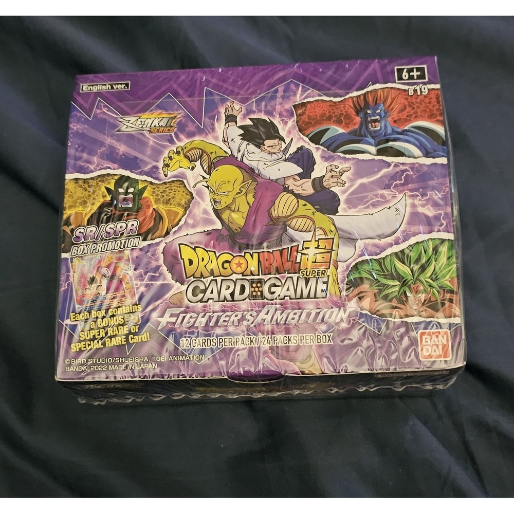 New and Sealed Dragon Ball Super - Zenkai Series: Fighter's Ambition Booster box